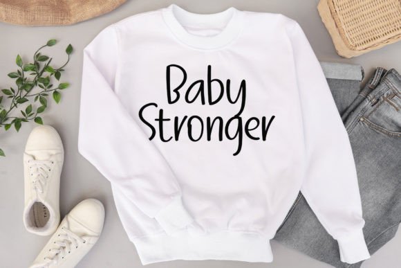 Funky Child Font PNG with transparent background - Preview 3