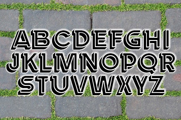 Landman Font PNG with transparent background - Preview 1