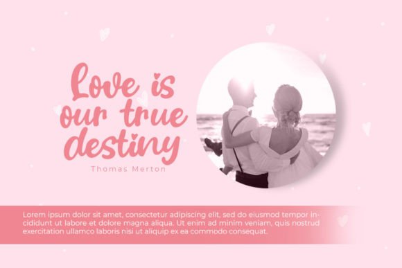 Love Meadow Font PNG with transparent background - Preview 3