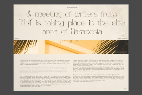 Marowi Font font preview - 2
