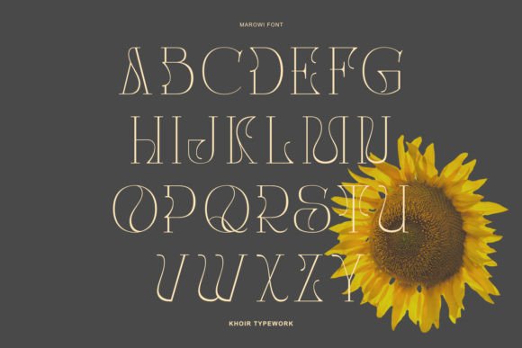 Marowi Font font preview - 5