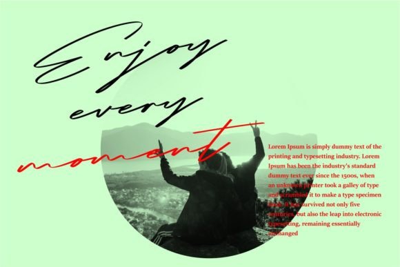 Menaky Font PNG with transparent background - Preview 1