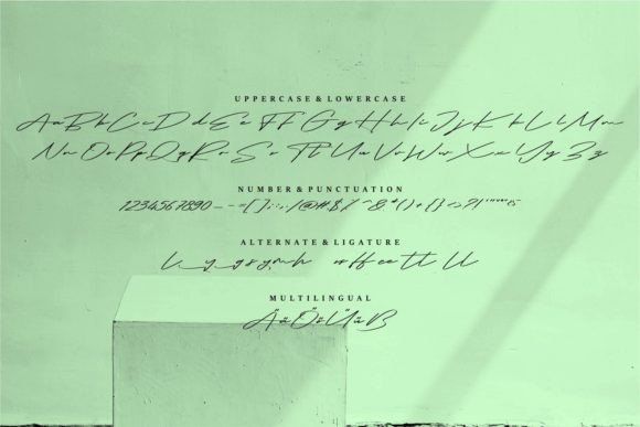 Menaky Font font preview - 5