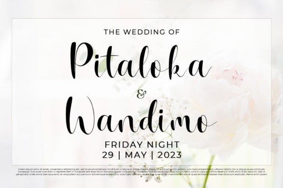 Opheliane Font PNG with transparent background - Preview 1