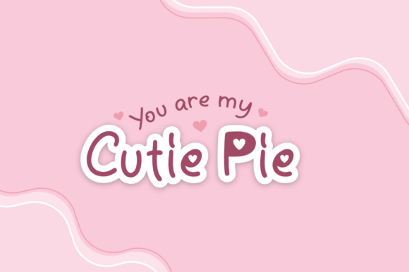 Pinky Lava Font PNG with transparent background - Preview 1