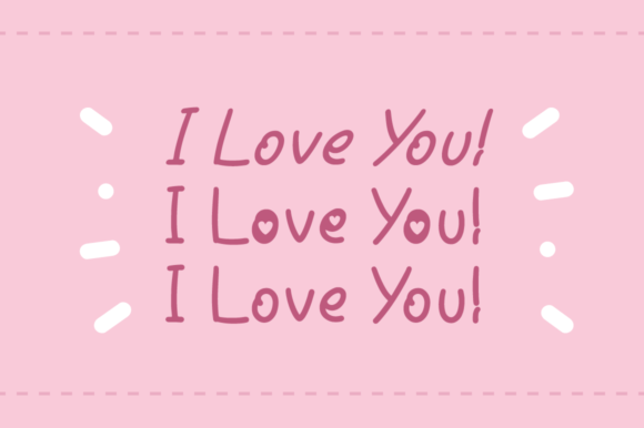 Pinky Lava Font PNG with transparent background - Preview 2