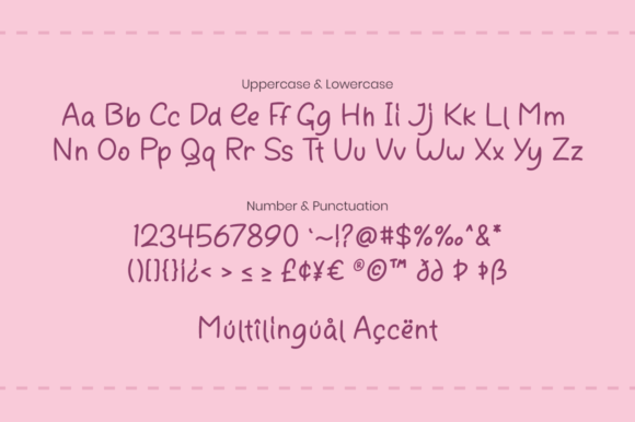Pinky Lava Font PNG with transparent background - Preview 3