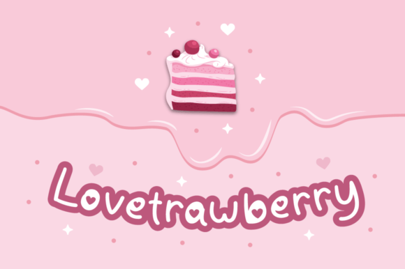 Pinky Lava Font PNG with transparent background - Preview 6