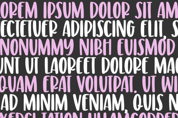 Raspberry Lemonade Font PNG with transparent background - Preview 2