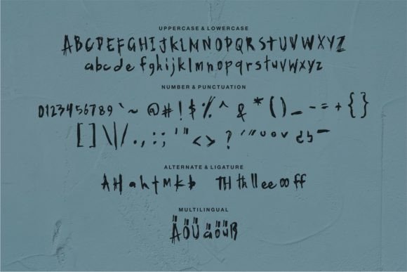 Recet Font PNG with transparent background - Preview 5