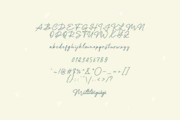 Reinatha Font PNG with transparent background - Preview 3