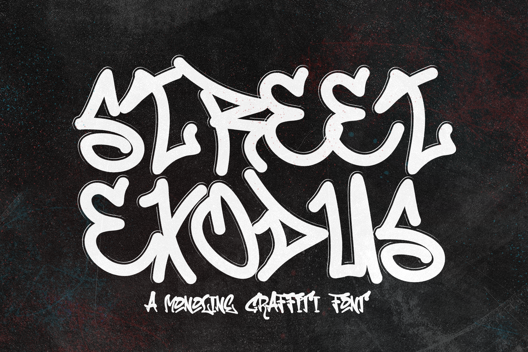 Street of Exodus Font by sipanji figuree · Creative Fabrica