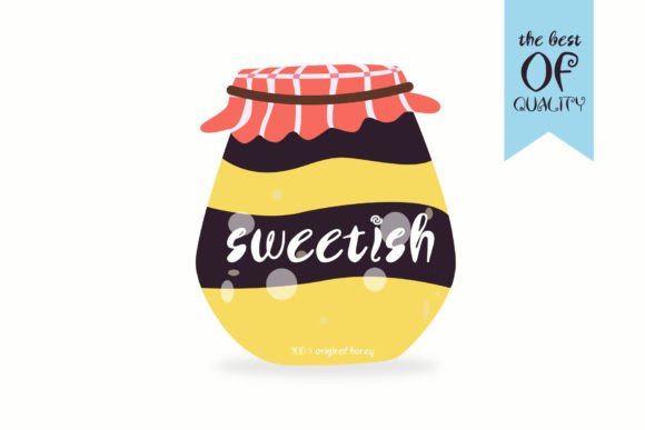 Aqua Honey Font - Preview 1