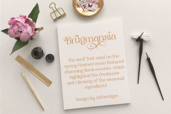 Brugmansia Font - Preview 4