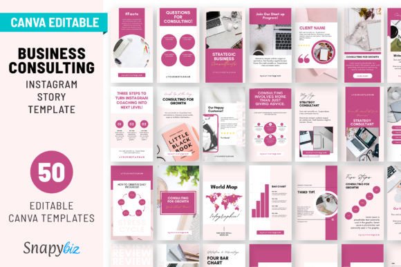 Instagram Story Canva Template Bundle Bundle · Creative Fabrica
