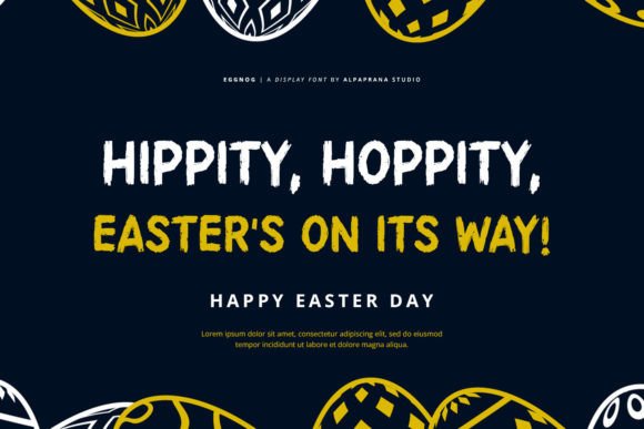 Eggnog Font - Preview 6