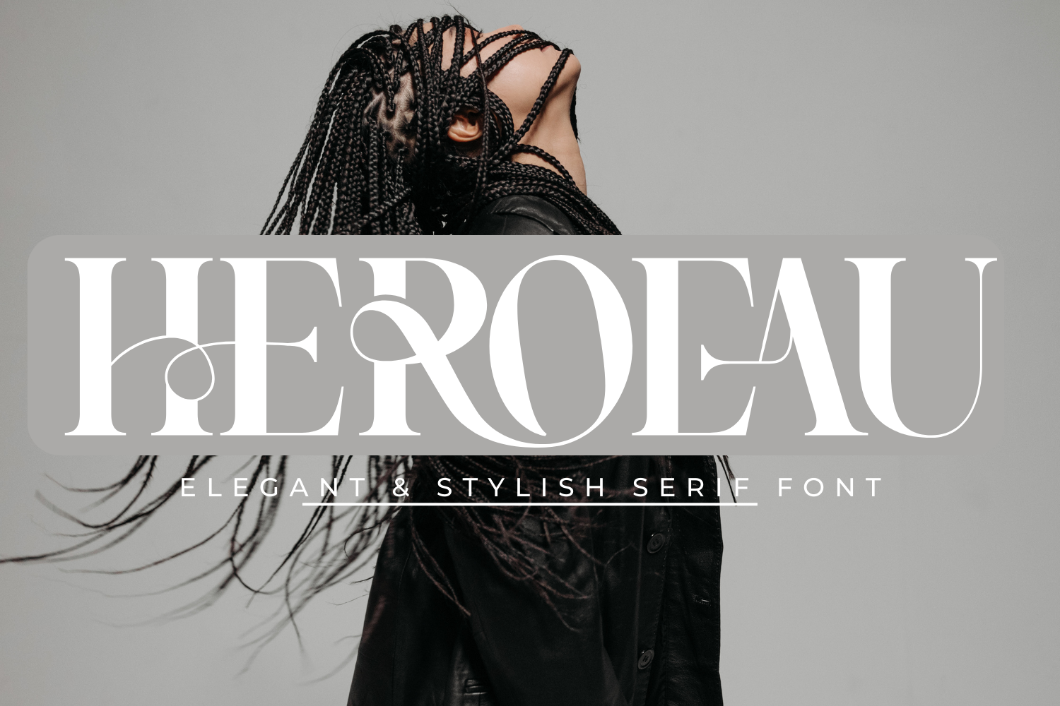Heroeau Elegant font preview