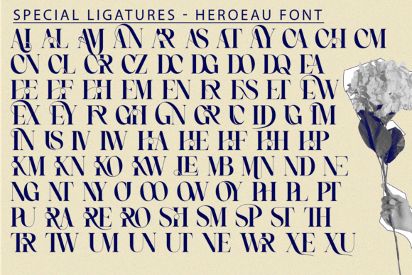 Heroeau Elegant Font PNG with transparent background - Preview 6