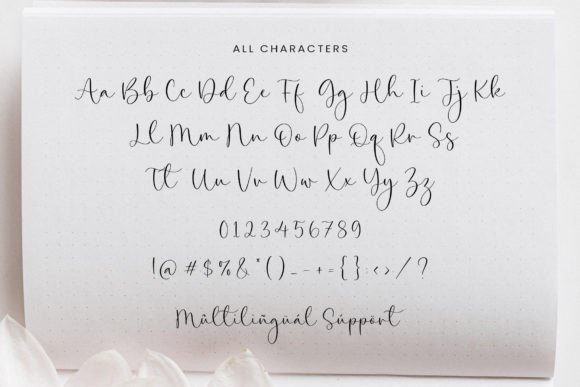 Majestic Jasmine Font PNG with transparent background - Preview 5