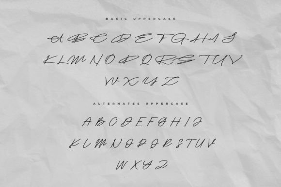 Pontgraph Font PNG with transparent background - Preview 3