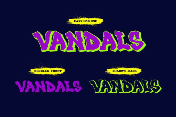 Road Vanders Font PNG with transparent background - Preview 2