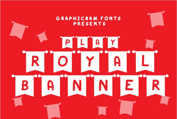 SVG Royal Banner with Font Bundle Afbeelding Crafts Door GraphicsBam Fonts