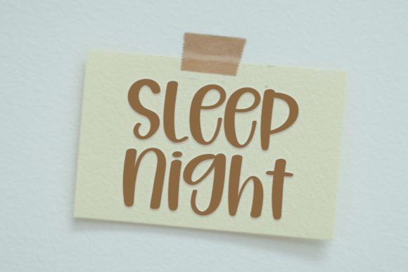 Bedtime Font - Preview 3
