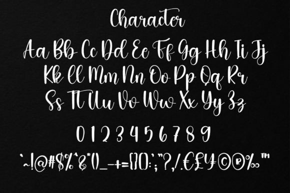 Finger Line Font - Preview 2