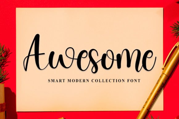 Finger Line Font - Preview 3