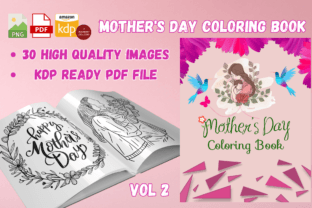 Mother's Day Coloring Book Vol 2 Graphic by edden344 · Creative Fabrica