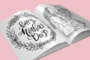 Mother's Day Coloring Book Vol 2 Graphic by edden344 · Creative Fabrica