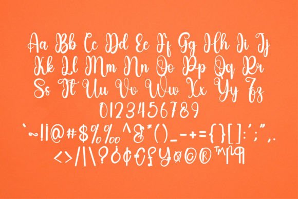 Sloping Font PNG with transparent background - Preview 3
