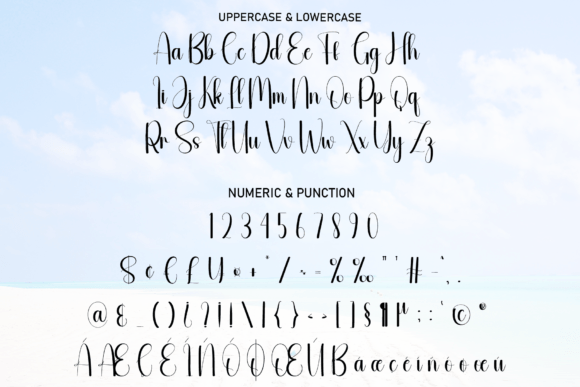 Clouds Font - Preview 6