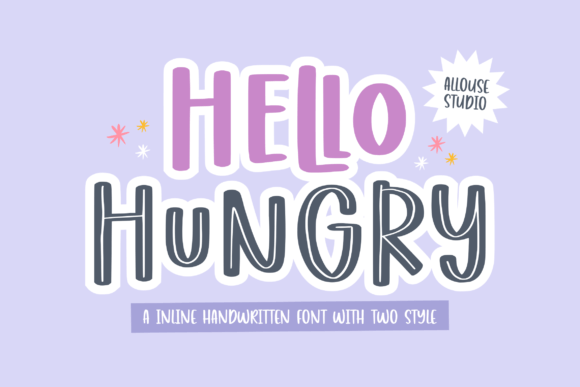 Hello Hungry Script & Handwritten Font By allouse.studio
