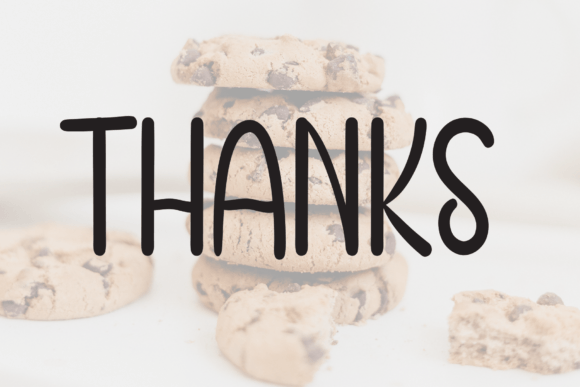 Home Cake Font PNG with transparent background - Preview 5