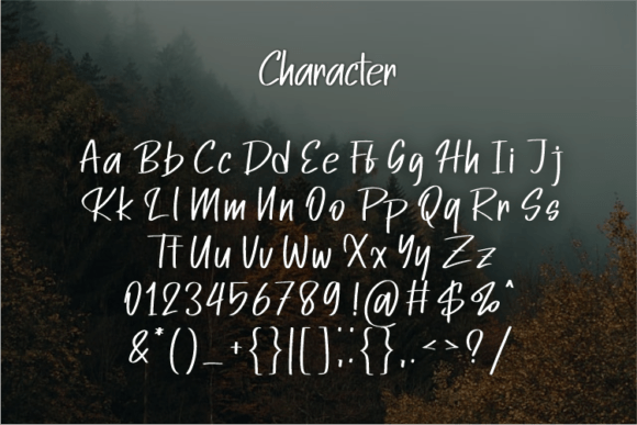Jhonse Font PNG with transparent background - Preview 1