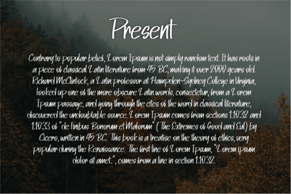 Jhonse Font PNG with transparent background - Preview 2
