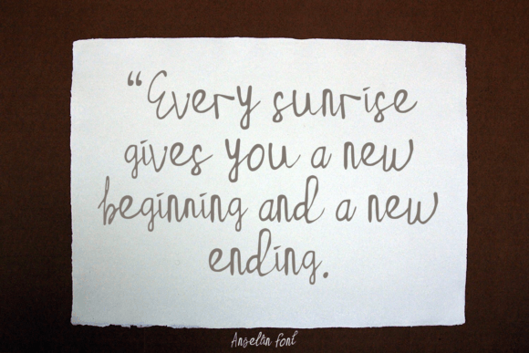 Anjellin Script Font - Preview 1