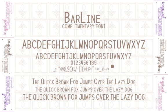 Barline Font - Preview 2