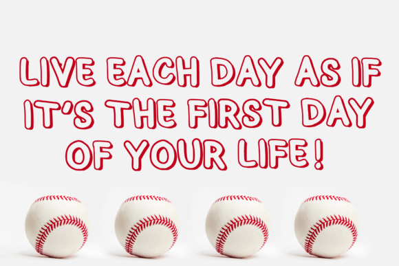 Baseball Baby Font - Preview 2