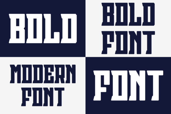 Black Sporden Font - Preview 2