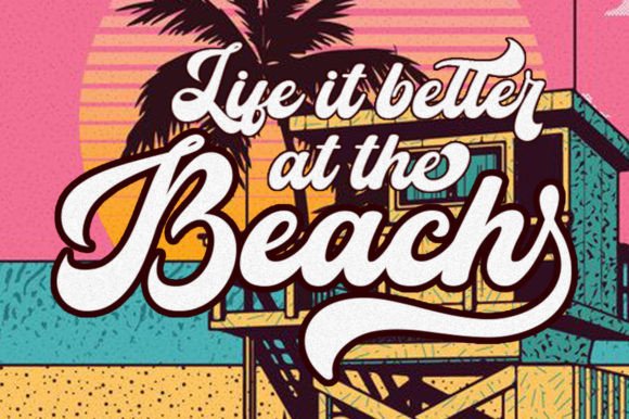 Blacklight Script Font - Preview 3