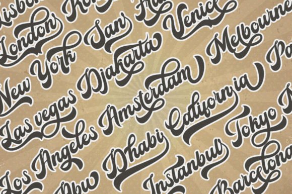 Blacklight Script Font - Preview 4