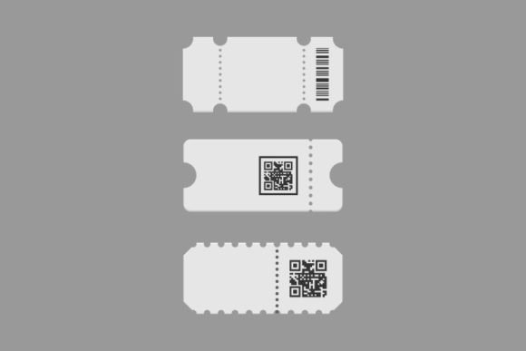 Blank Tickets Cinema Movie Theater