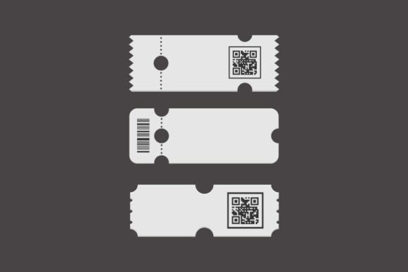Blank Tickets Concert Festival Template