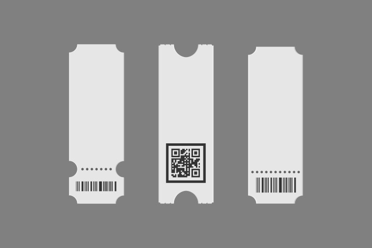 Blank Tickets Lottery Coupon Template