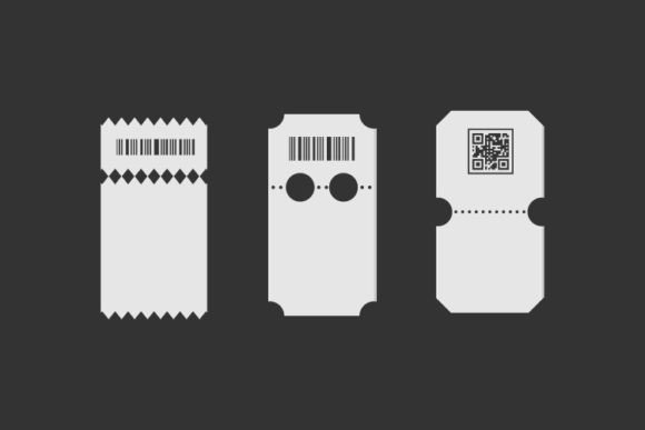 Blank Tickets Template Event Design