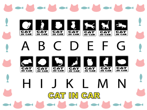 Cat in Car Font - Preview 1