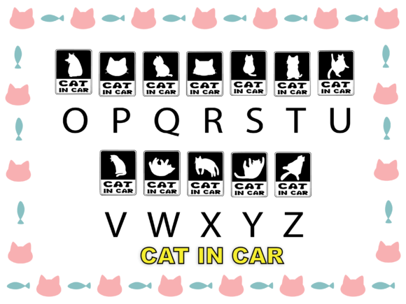 Cat in Car Font - Preview 2