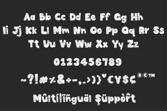 Chalk on Board Font - Preview 4